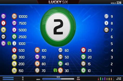 lucky six algorithm  Total playable combinations: 11,238,513